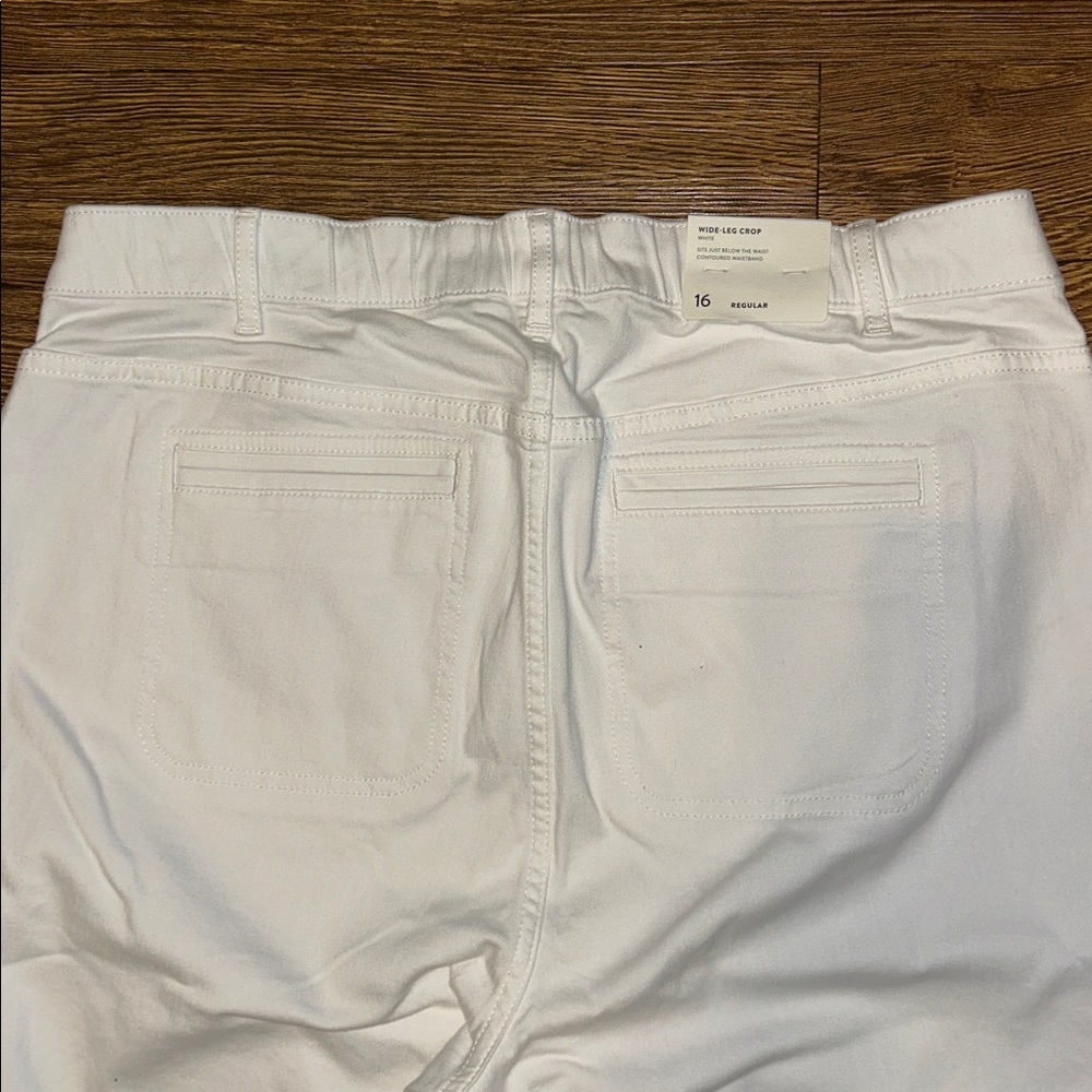 J. Jill Wide-Leg Welt-Pocket Crops - Picture 8 of 8